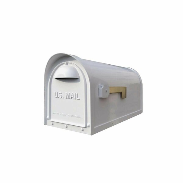 Special Lite Products Titan Steel Curbside Mailbox, White SCH-1016-S-WH